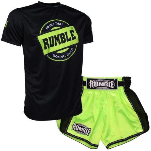 Rumble kleding set T-shirt RTS-23 en Short RS-58 Geel Rumble kleding set T-shirt RTS-24 en Short RS-57 Oranje Rumble Kleding Set T-shirt RTS-22 en Short RS-61 rood  Rumble Kleding Set T-shirt RTS-25 en Short RS-62 goud  Rumble Kleding Set T-shirt RTSD-13 en Short RS-70 roze