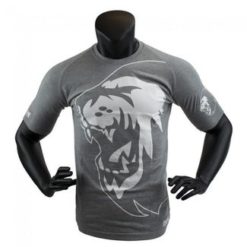 Super pro t-shirt lion grijs